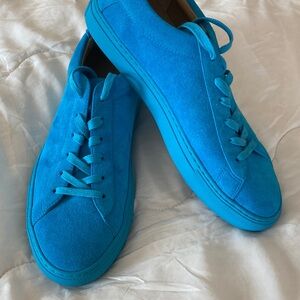 Blue Suede Koio Sneakers